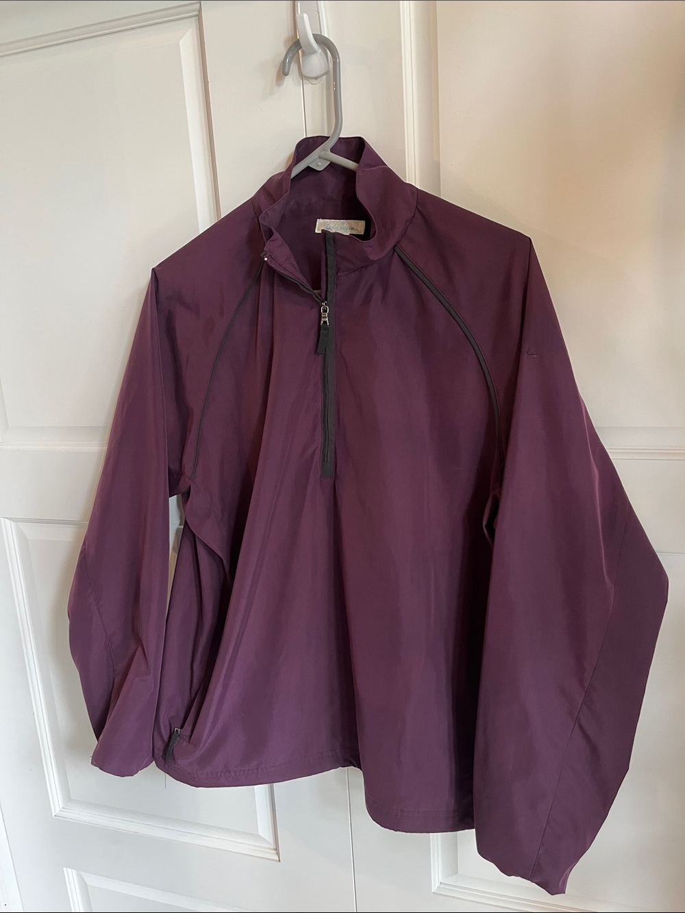 Lady Hagen Plum Half-Zip Pullover Jacket